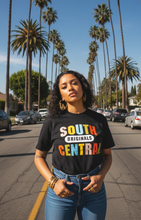 Load image into Gallery viewer, South Central Originals Multi-Color Logo Tee (Black)
