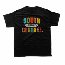 Load image into Gallery viewer, South Central Originals Multi-Color Logo Tee (Black)