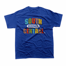 Load image into Gallery viewer, South Central Originals Multi-Color Logo Tee  (Blue)
